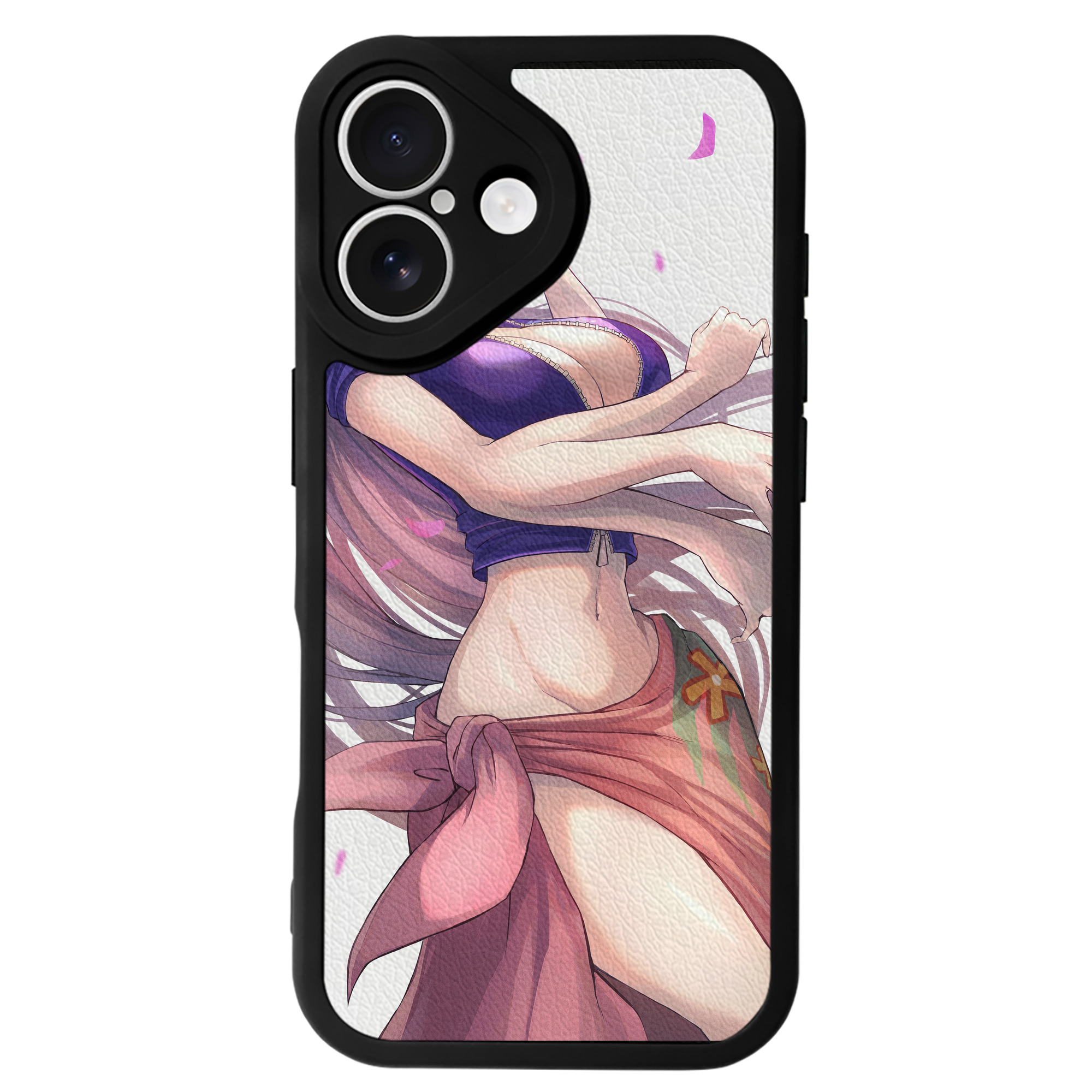 （画像用） ワンピース ONE PIECE 【iPhone 16シリーズ対応】シリコンスマホケース（レザー調） 材質：シリコン
